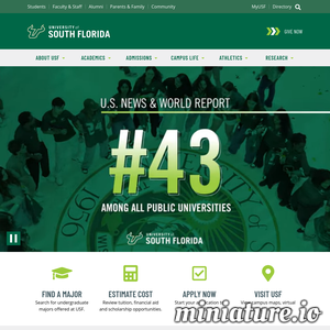 www.usf.edu网站缩略图