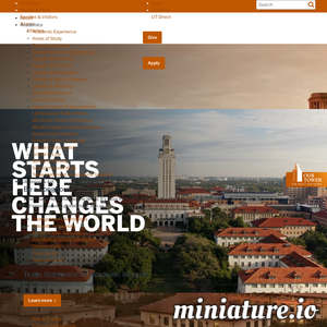 www.utexas.edu网站缩略图
