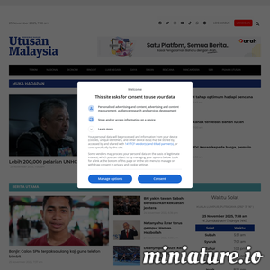 www.utusan.com.my网站缩略图