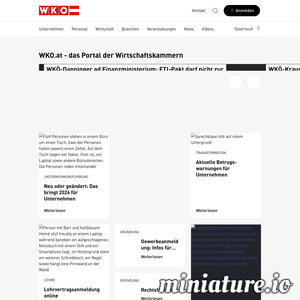www.wko.at网站缩略图