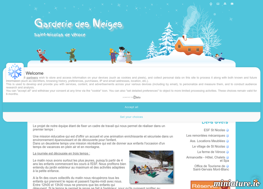 Garderie des neiges de Saint-Nicolas