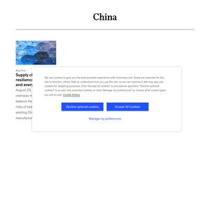 China | McKinsey & Company