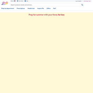 boots website not working 2020