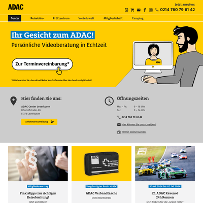 ADAC Center & Reisebüro	Leverkusen