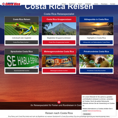 Reiselade Huttwil Costa Rica Reisen