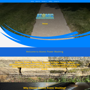 Atomic Pressure Washing