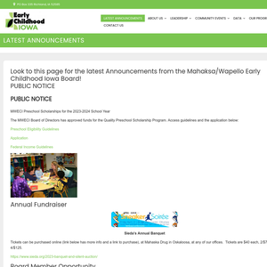 Mahaska Wapello Early Childhood