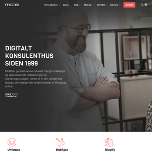 Mcb.dk – Webdesign, CMS og webshop