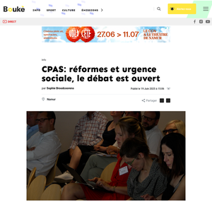CPAS: réformes et urgence sociale, le débat est ouvert