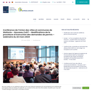 Conférence de l’Union des villes et communes de Wallonie – Nouveau CoDT – Modifications de la procédure d’instruction des demandes de permis – webinaire du 22 mars 2024