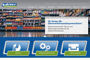 Vorschaubild der Homepage von Salzner FPS GmbH