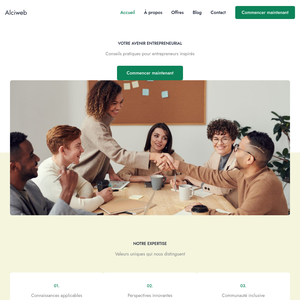 Aperçu de Alciweb