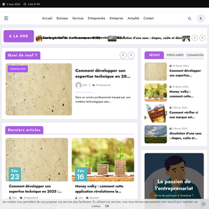 Aperçu de Entreprises Actualité