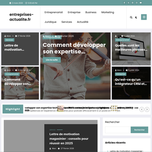 Aperçu de Entreprises Actualité FR