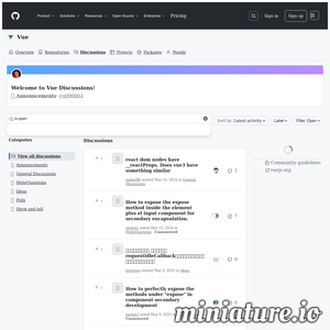 Vue Forum