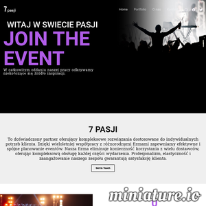 Miniatura organizacja konferencji www.7pasji.pl