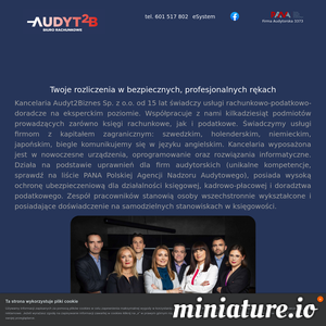 Miniatura Biuro księgowe audyt2b.com.pl