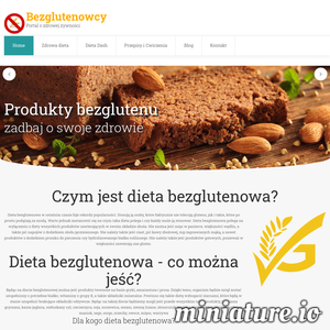 Miniatura Bezglutenowcy.pl – dieta bezglutenowa, celiakia, produkty bezglutenowe bezglutenowcy.pl
