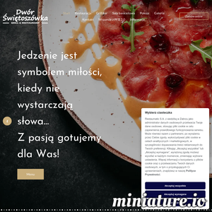 Miniatura Dwór Świetoszówka – Nowa Restauracja Bielsko dworswietoszowka.pl