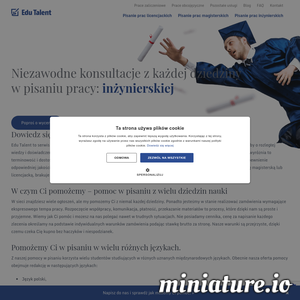 Miniatura Edu Talent – już nigdy pisanie prac nie będzie problemem! edutalent.pl
