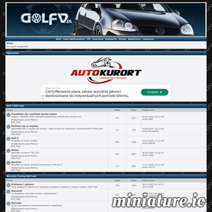 Miniatura Forum Posiadaczy I Miłosników Volkswagena Golfa V golfv.pl