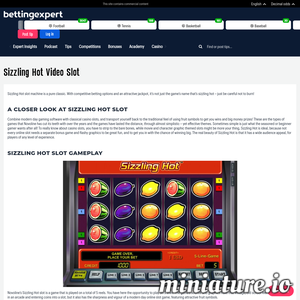 Miniatura Sizzling Hot Spot kasyno.bettingexpert.com/sizzling_hot_spot.php
