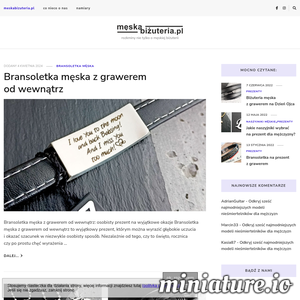Miniatura MęskaBiżuteria – kolekcja biżuterii dla mężczyzn meskabizuteria.pl