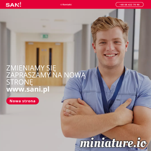 Miniatura Sani System – Nowoczesny sprzęt medyczny sanisystem.pl