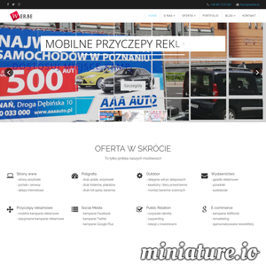 Miniatura Reklama mobilna, druk wielkoformatowy, sharkmobile sharkmobile.pl
