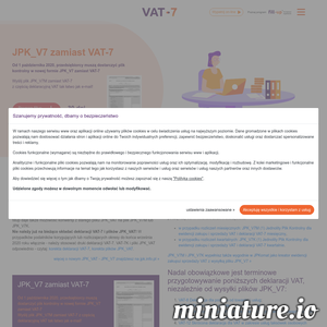 Miniatura VAT 7 vat-7.pl