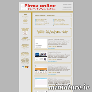Miniatura Katalog Stron Online wdrozenia.firma-online.pl