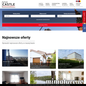 Miniatura Castle nieruchomości poznań mieszkania poznan www.castle.pl