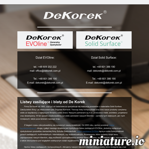 Miniatura De Korek – akcesoria meblowe www.dekorek.com.pl