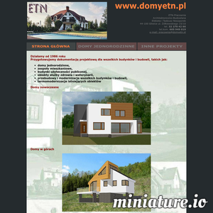 Miniatura Projekty domów www.domyetn.pl