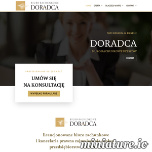 Miniatura Księgowość online w Rzeszowie www.doradca.info.pl