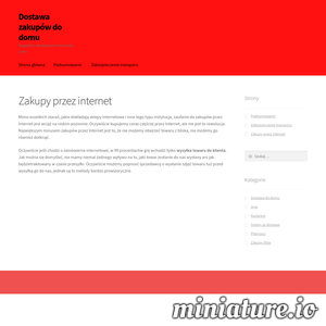 Miniatura Dostawa zakupów do domu www.dostawazakupow.pl