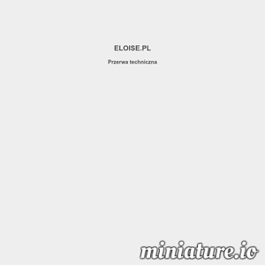 Miniatura ELOISE – obrączki ślubne, pierścionki zaręczynowe, zegarki, biżuteria ślubna www.eloise.pl