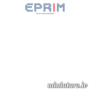 Miniatura Projektowanie i wykonywanie stron WWW. www.eprim.com.pl