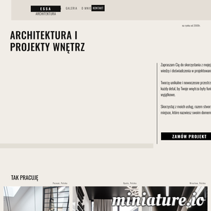 Miniatura Essa Architektura – Architektura i projektowanie wnętrz www.essa-architektura.pl