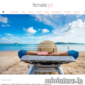 Miniatura Portal dla kobiet www.female.pl