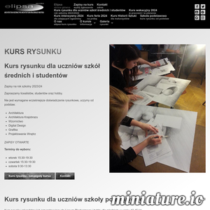 Miniatura Kurs Rysunku Kraków – Elipsa – szkoła rysunku dla kandydatów na architekturę www.kurs-rysunku.pl