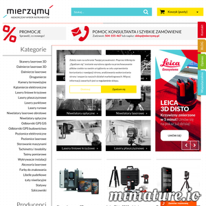Miniatura Mierzymy.pl – sklep internetowy, najlepsze urządzenia pomiarowe www.mierzymy.pl