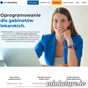 Miniatura MiniPoradnia-program dla lekarzy www.miniporadnia.pl