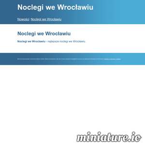 Miniatura Noclegi we Wrocławiu www.noclegiwewroclawiu.pl