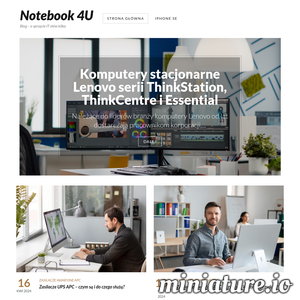 Miniatura Notebooki, laptopy – Notebook4u sklep internetowy www.notebook4u.pl