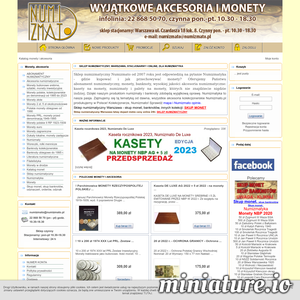 Miniatura Numizmato – sklep numizmatyczny www.numizmato.pl