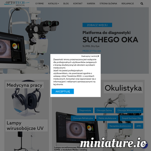 Miniatura Optotech Medical – sprzęt okulistyczny www.optotech.pl