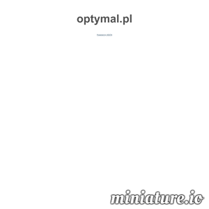 Miniatura Portale internetowe www.optymal.pl