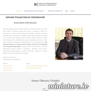 Miniatura Kancelaria Adwokacka – Marcin Oźminkowski. www.ozminkowski.pl