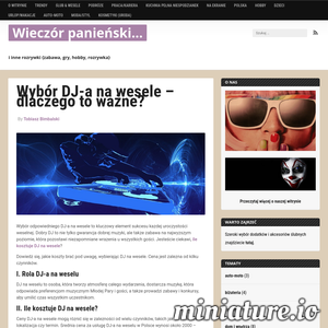 Miniatura Wieczór panieński pomysły www.panienski-wieczor.pl